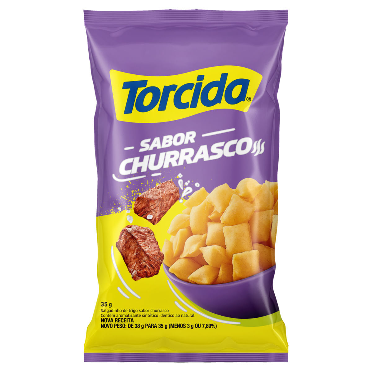 Salgadinho Torcida Churrasco 35g