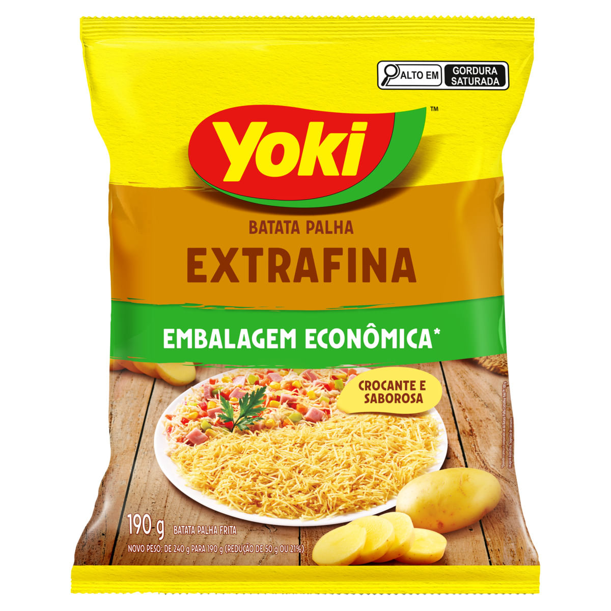 Batata Palha Yoki Extrafina 190g