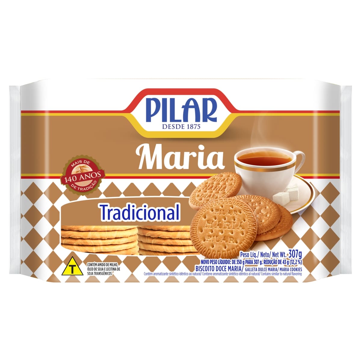 Biscoito Maria Pilar Tradicional 307g