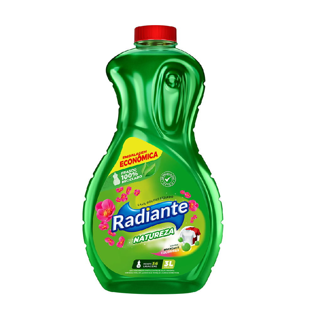 Lava Roupa Líquido Radiante Natureza 3l