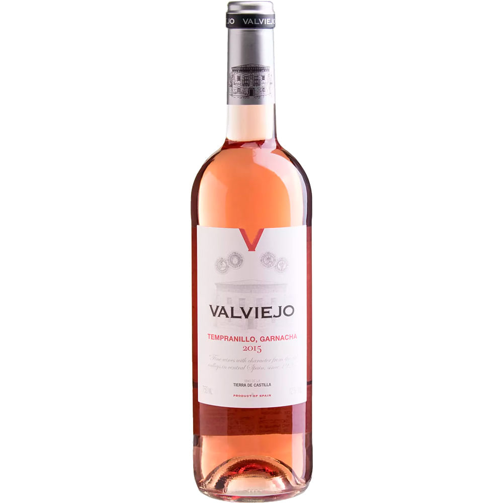 Vinho Espanhol Valviejo Garnacha Tempranillo Rosé 750ml