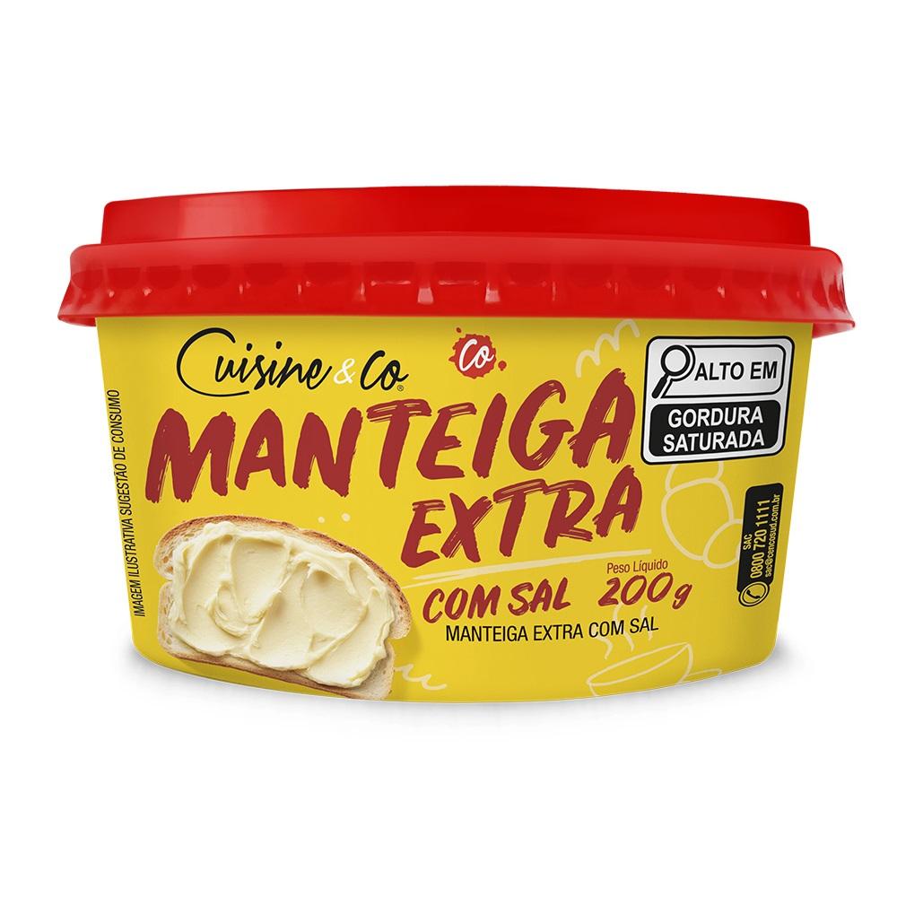 Manteiga Cuisine&Co com Sal Pote 200g