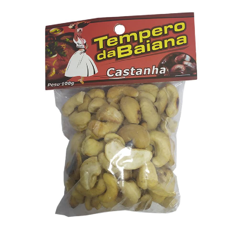 Castanha de Caju Tempero da Baiana Torrada 100g
