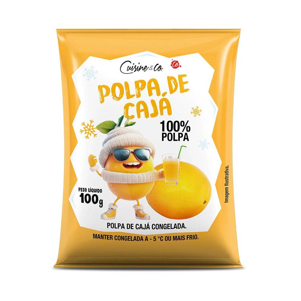 Polpa de Fruta Cuisine&Co Cajá 100g