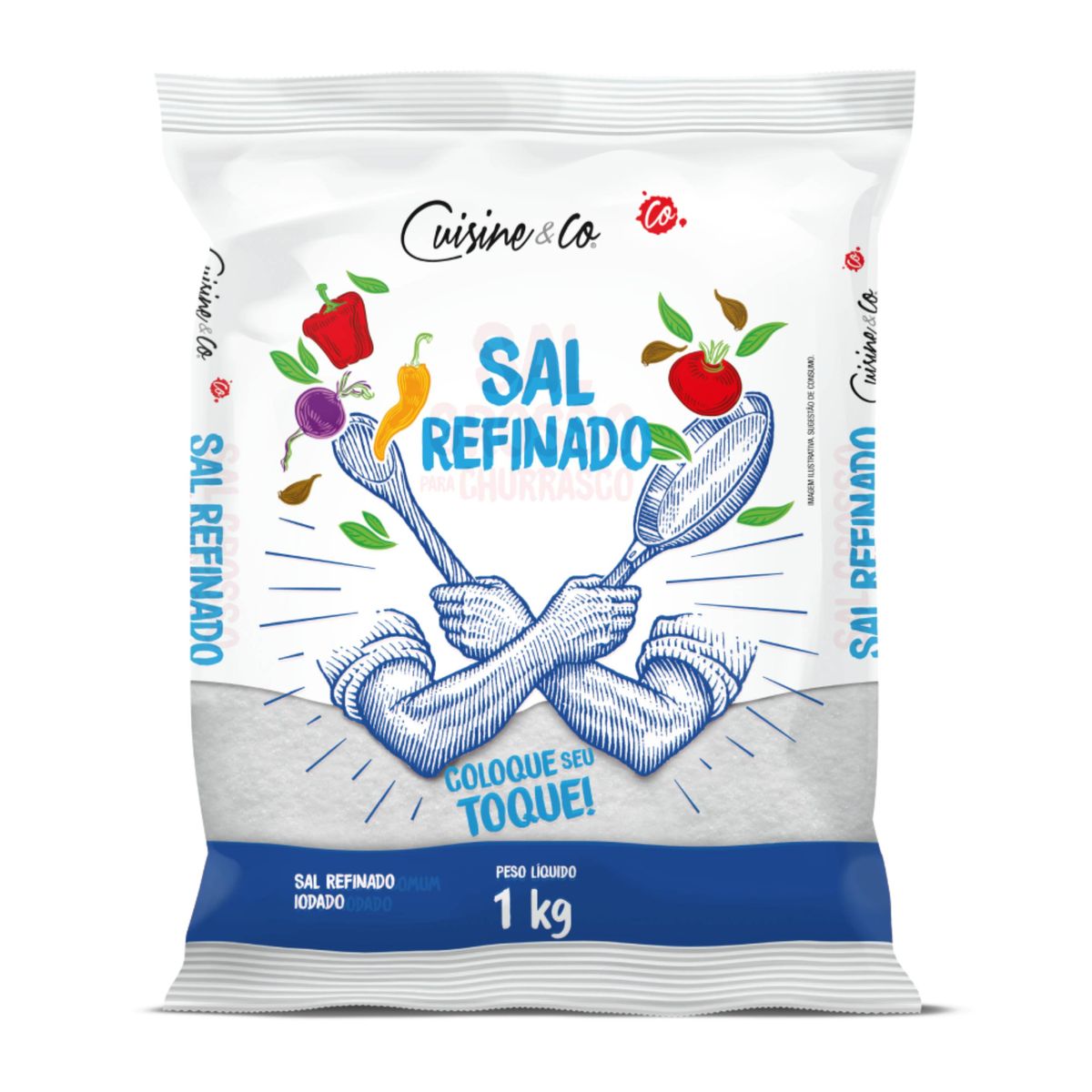 Sal Refinado Cuisine&Co 1Kg