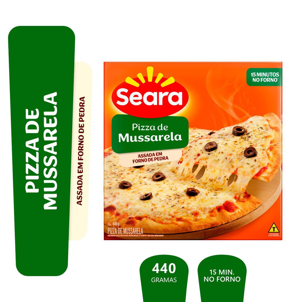 Pizza Seara Mussarela 440g