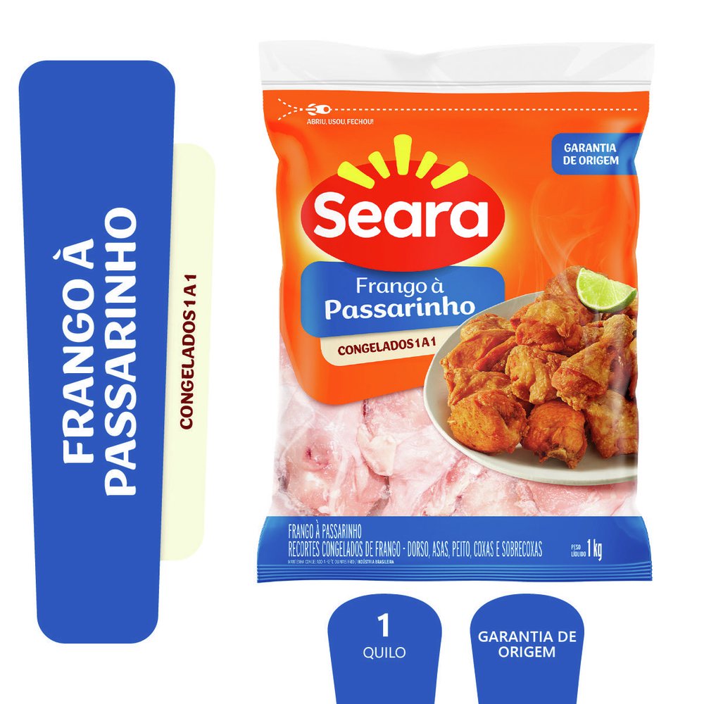 Frango a Passarinho Seara IQF 1Kg