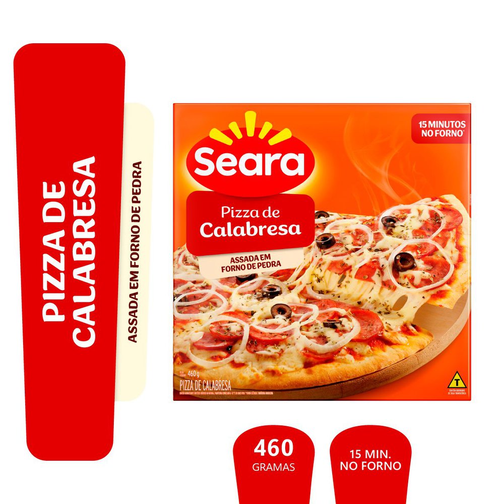 Pizza Seara Calabresa 460g