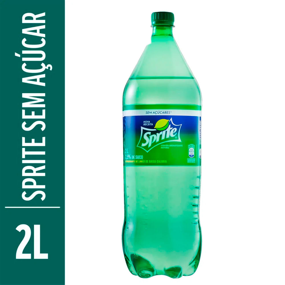 Refrigerante Sprite de Limão sem Açúcar Pet 2 Litros
