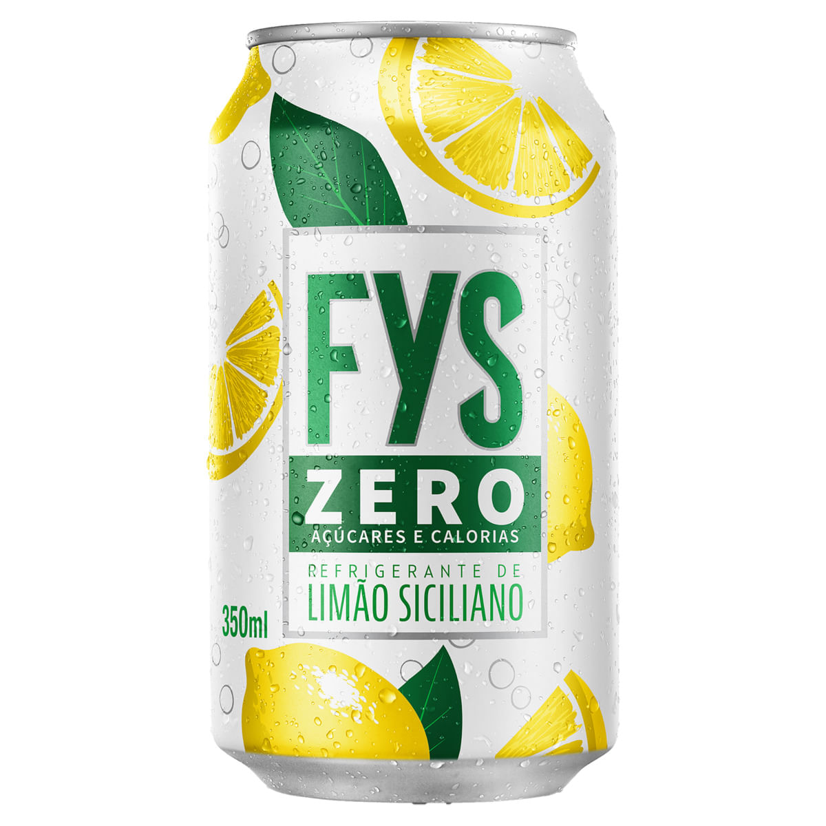 Refrigerante Fys Zero Açúcar Limão Siciliano Lata 350ml