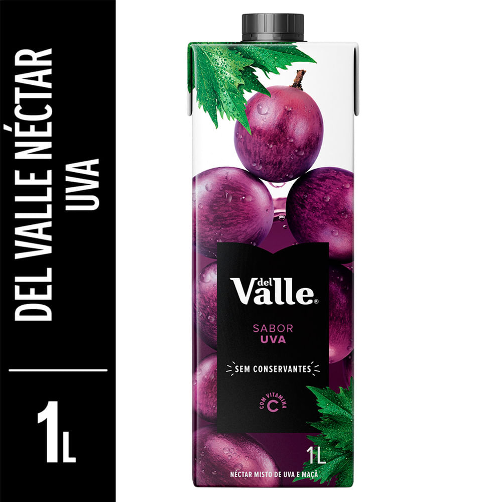 Néctar Del Valle sem Açúcar Uva 1 Litro