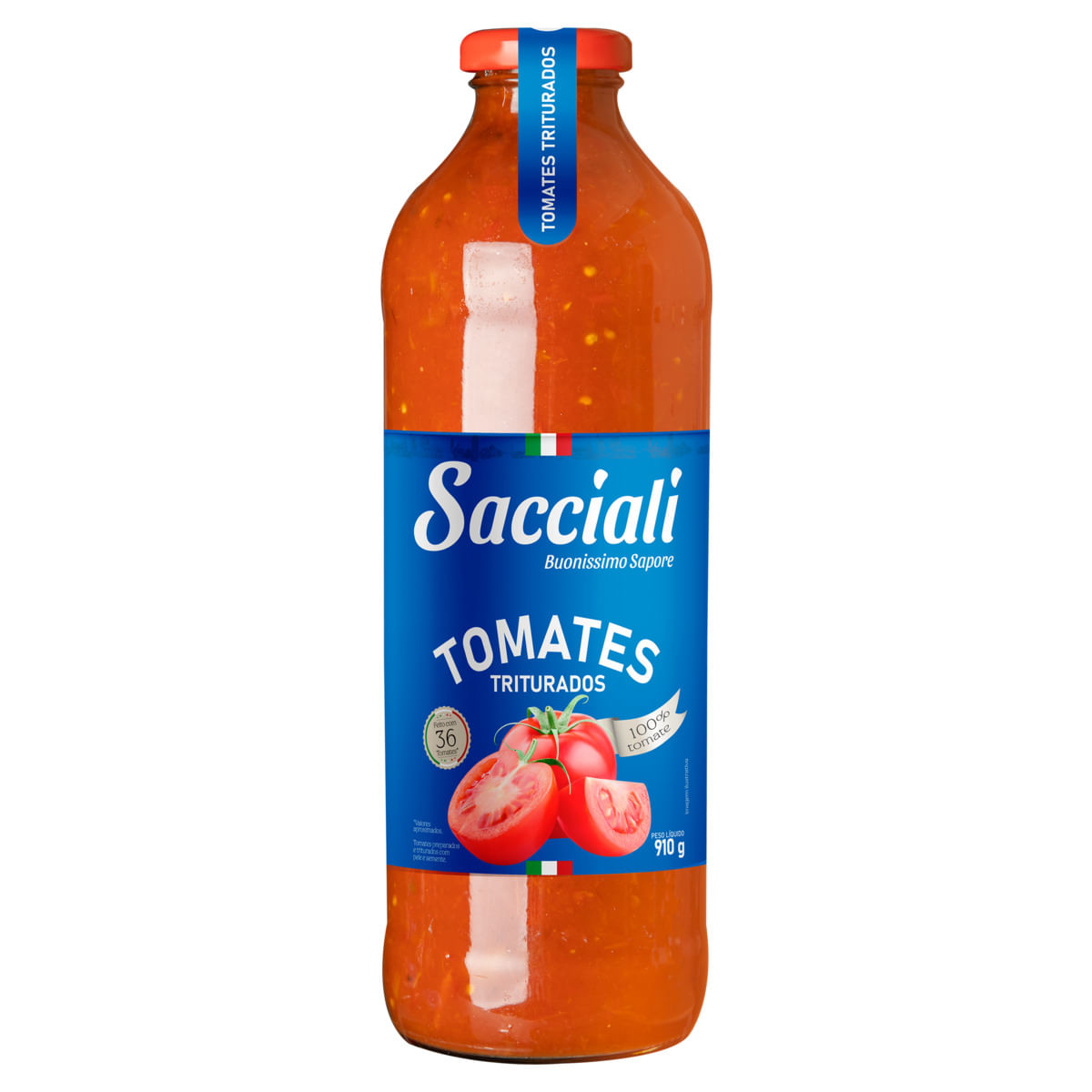 Tomate Triturado Sacciali Vidro 910g