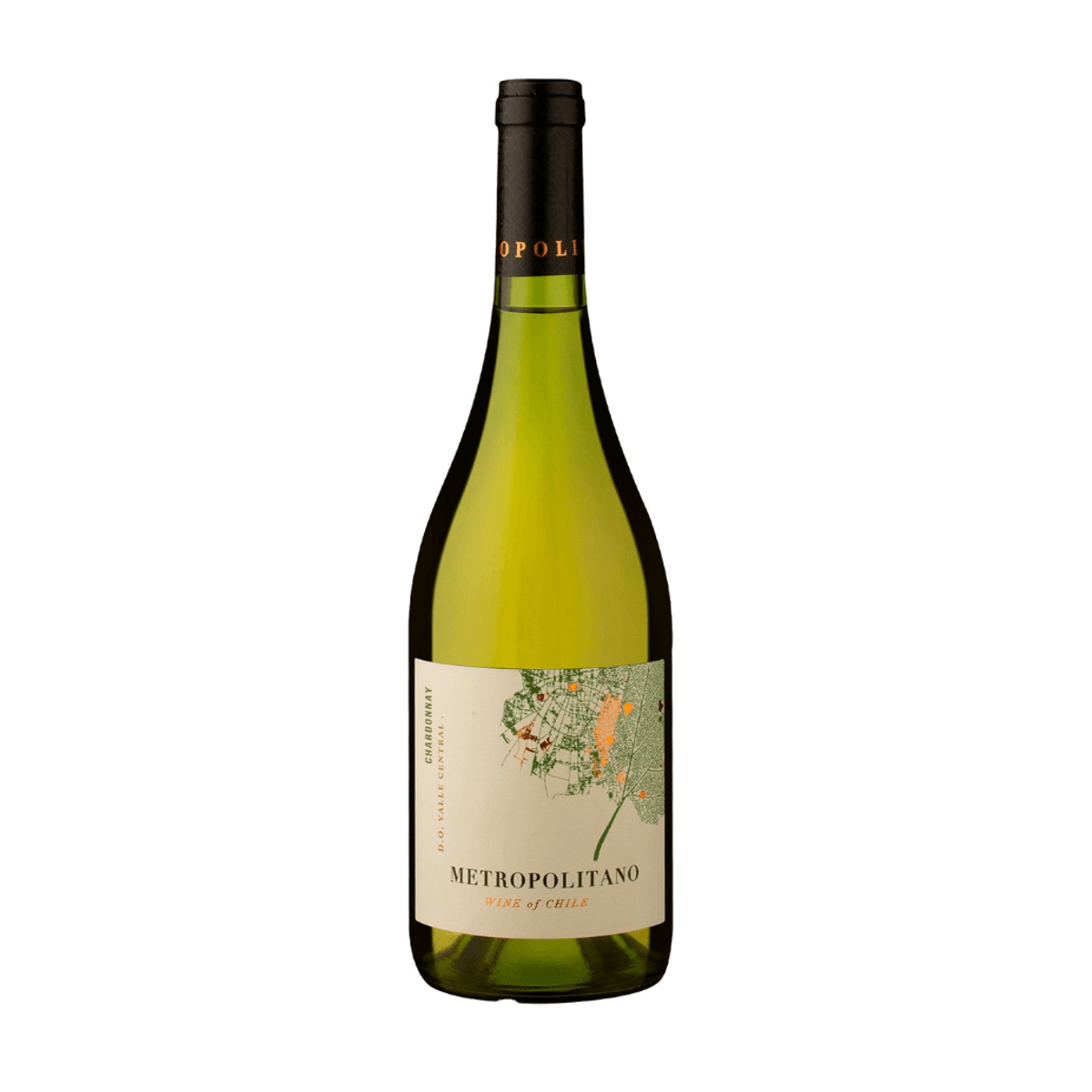 Vinho Chileno Metropolitano Chardonnay Seco 750ml