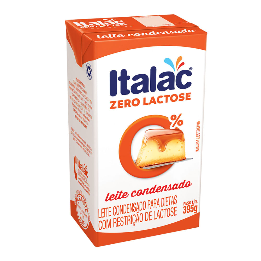 Leite Condensado Italac Zero Lactose 395g