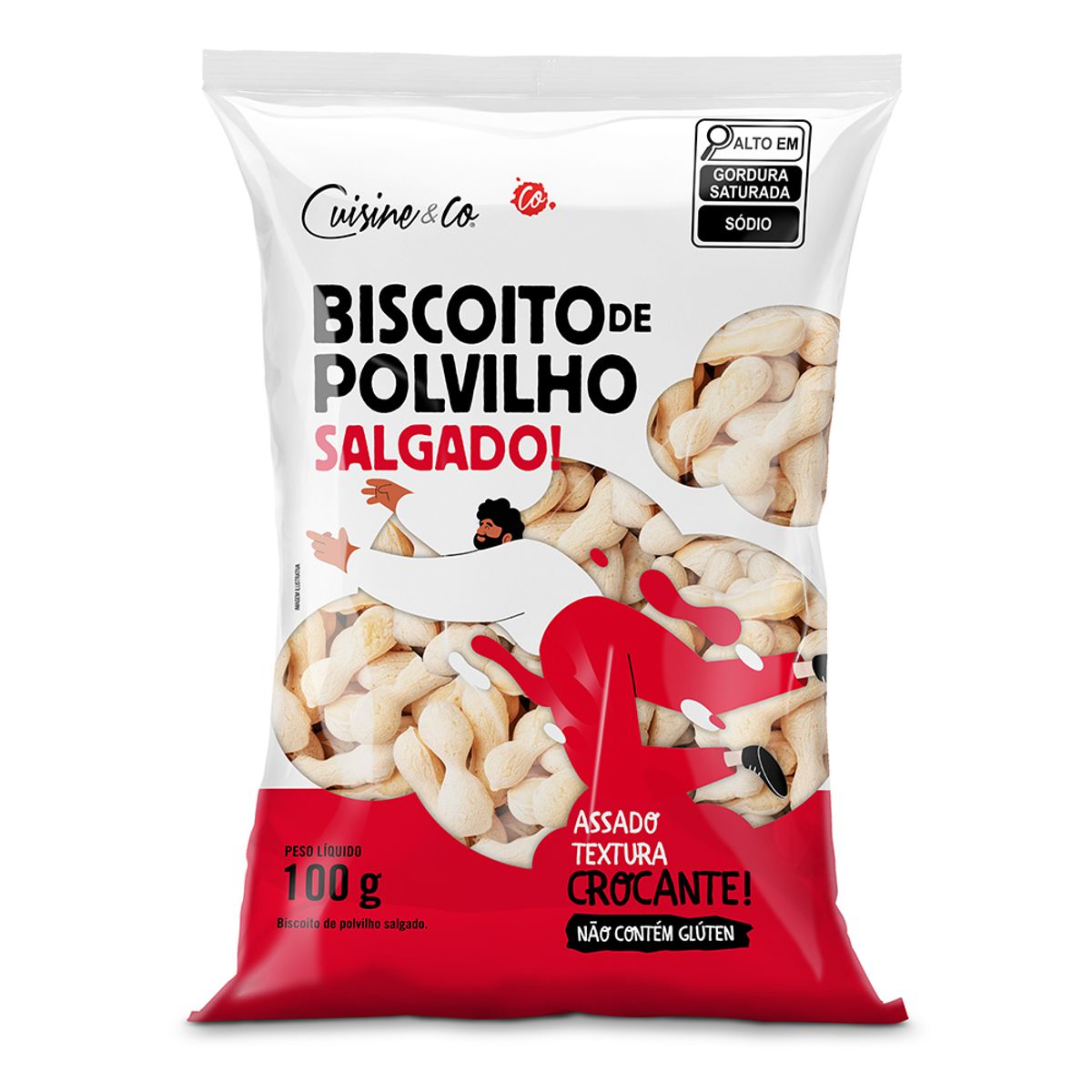 Biscoito Polvilho Cuisine&Co Salgado 100g