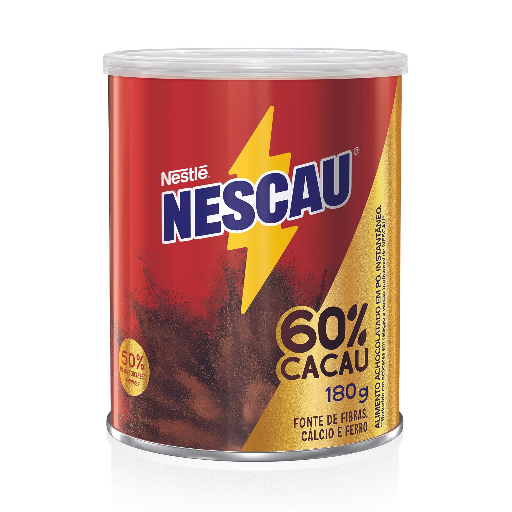 Achocolatado em Pó Nescau Extra Cacau 60% Cacau Lata 180g