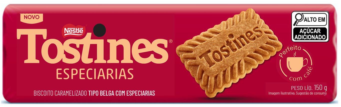 Biscoito Tostines Caramelizado Belga Especiarias Pacote 150g
