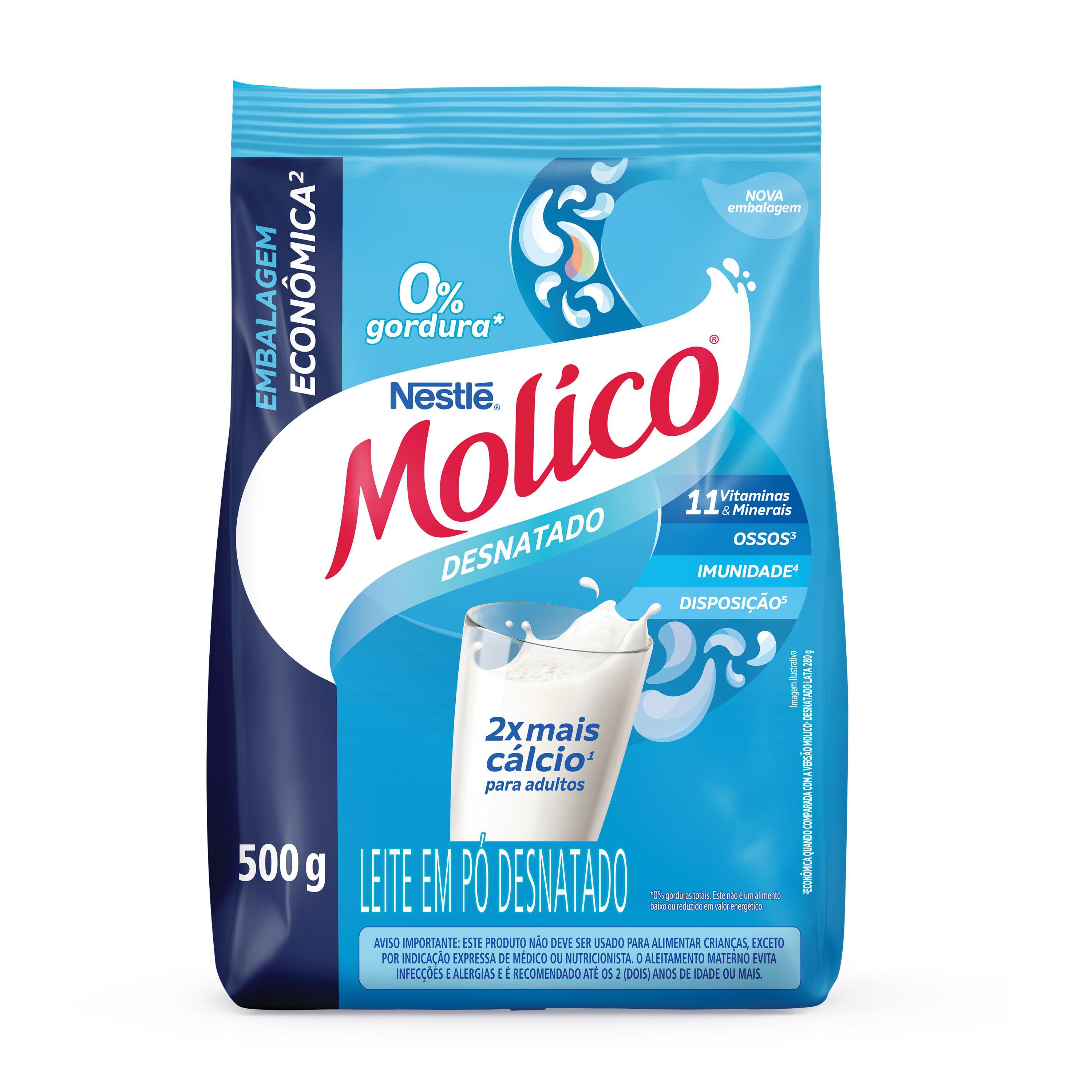 Leite em Pó Molico Desnatado Sachet 500g