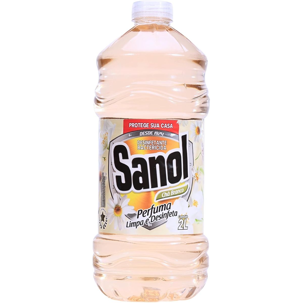 Desinfetante Sanol Bamboo Cha Branco Frasco 2 Litros