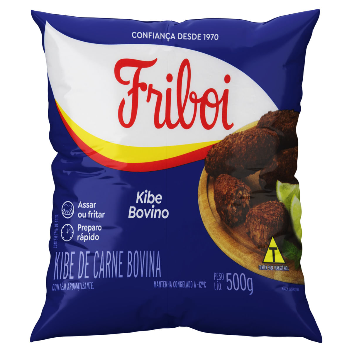 Kibe Bovino Friboi Congelado Pacote 500g