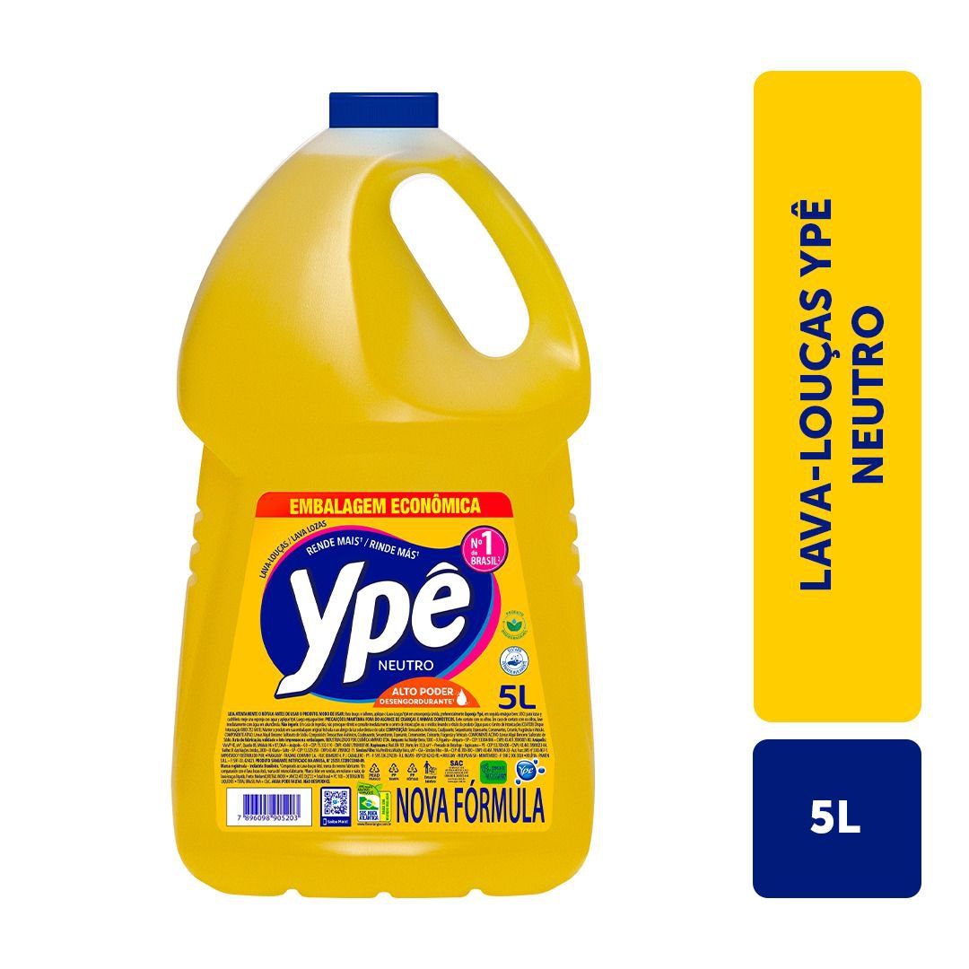Detergente Ypê Neutro 5l