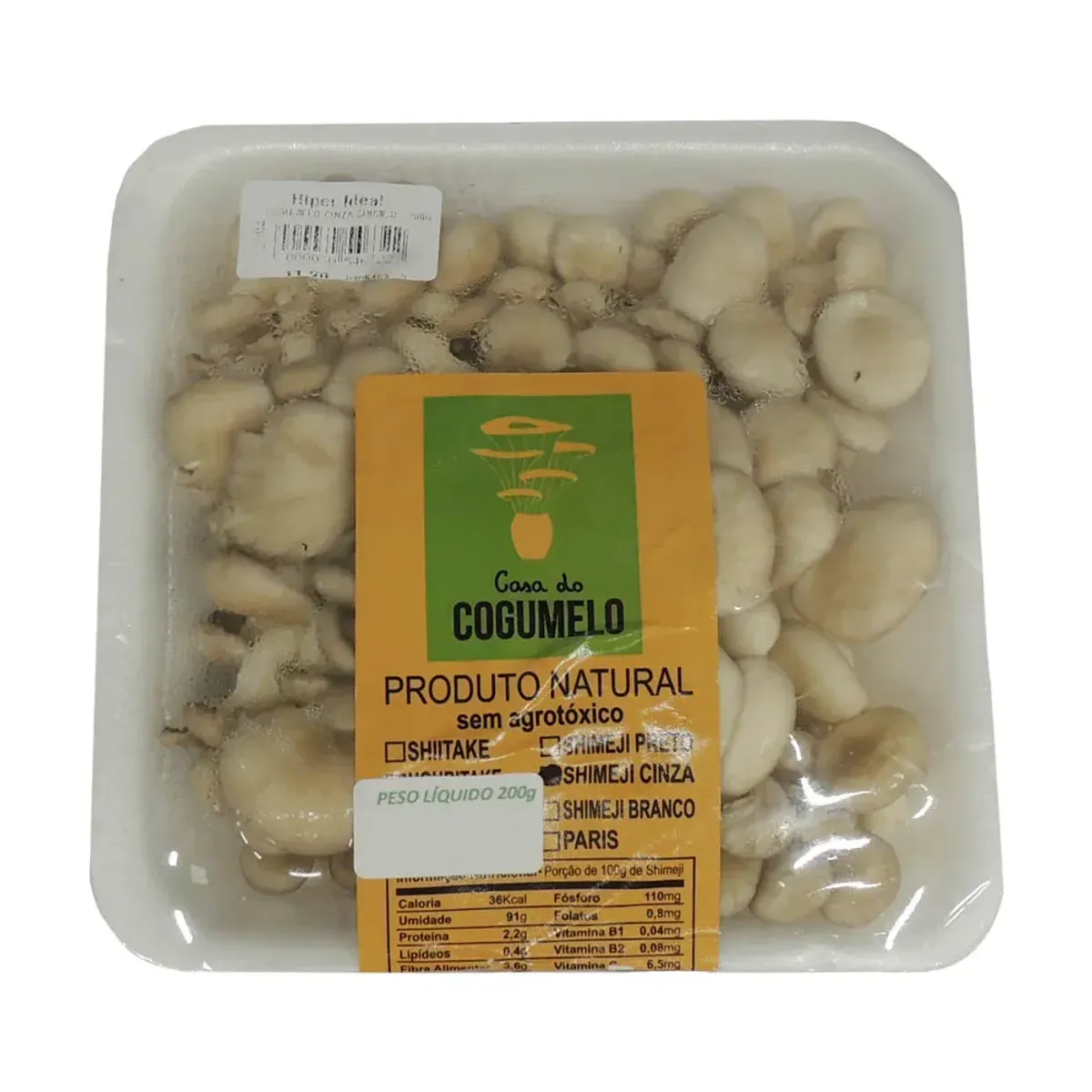 Cogumelo Shimeji Cinza Casa do Cogumelo 200g