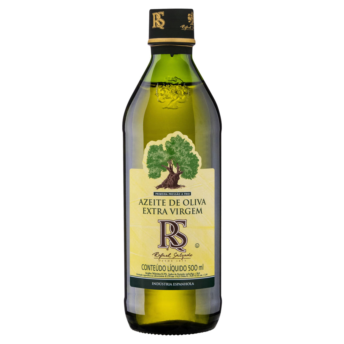 Azeite Espanhol Rafael Salgado Extra Virgem Garrafa 500ml