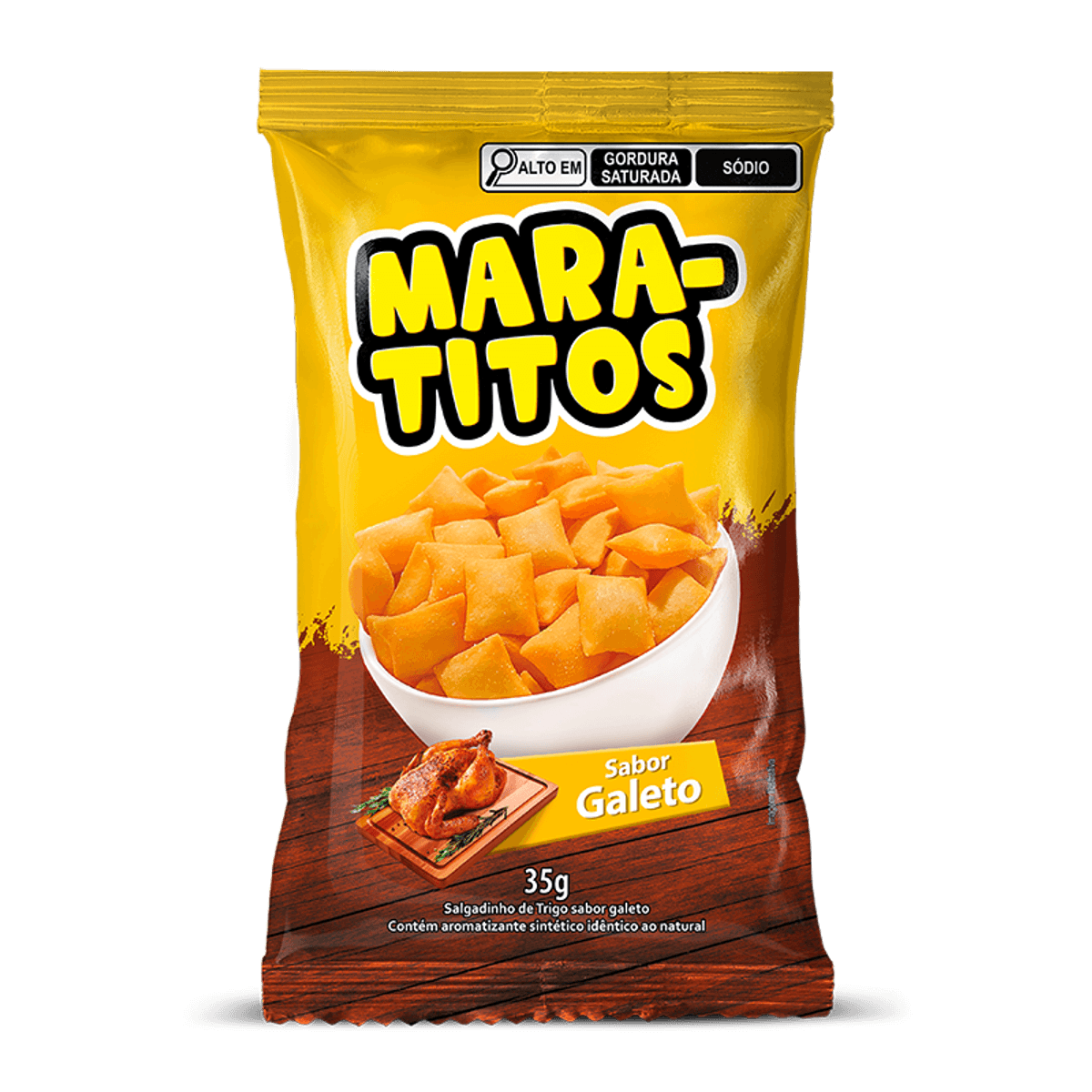 Salgadinho Marata Pastel Galeto 35g