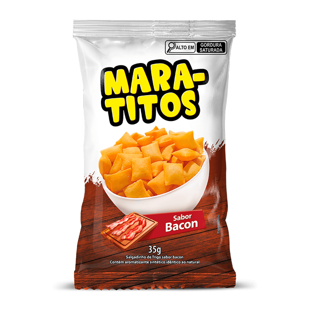 Salgadinho Marata Pastel Bacon 35g