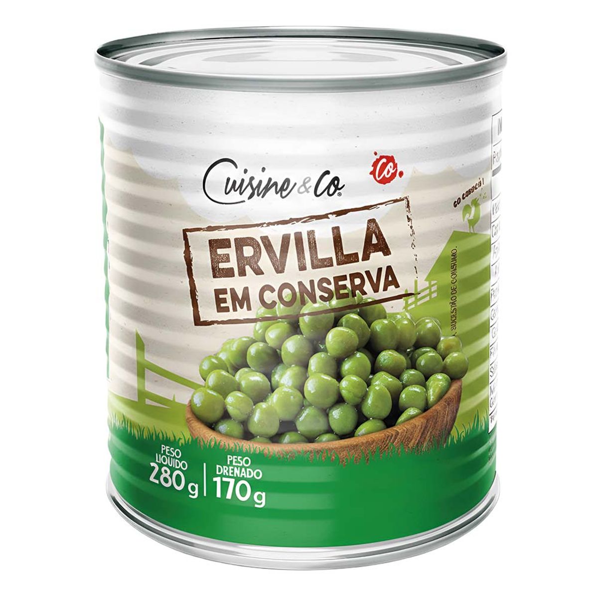 Ervilha Cuisine&Co Lata 170g