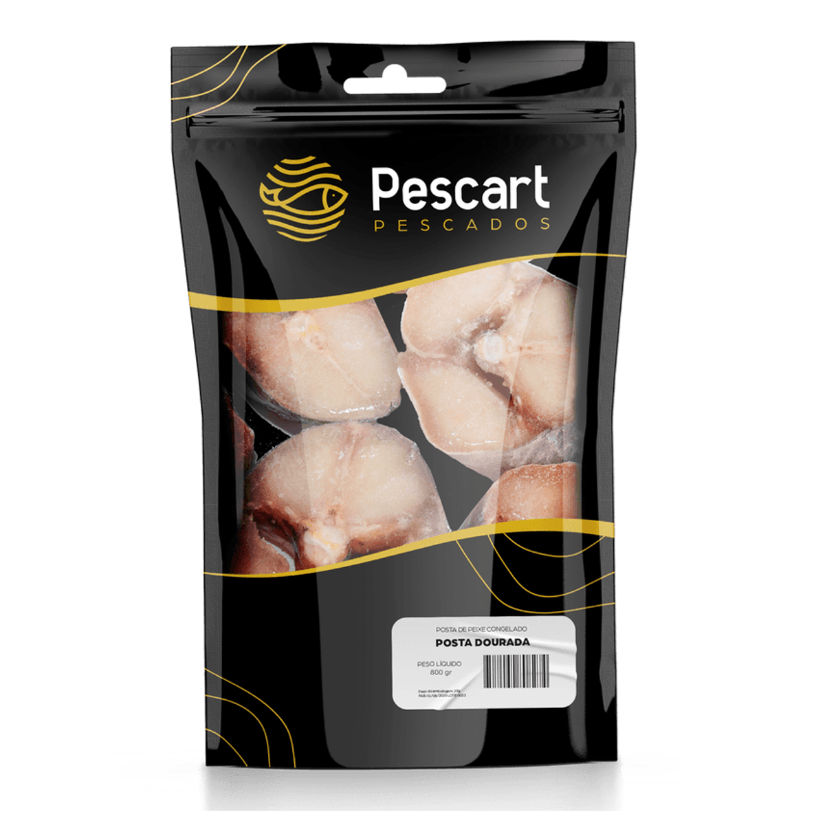 Peixe Dourada em Posta Congelado 800g