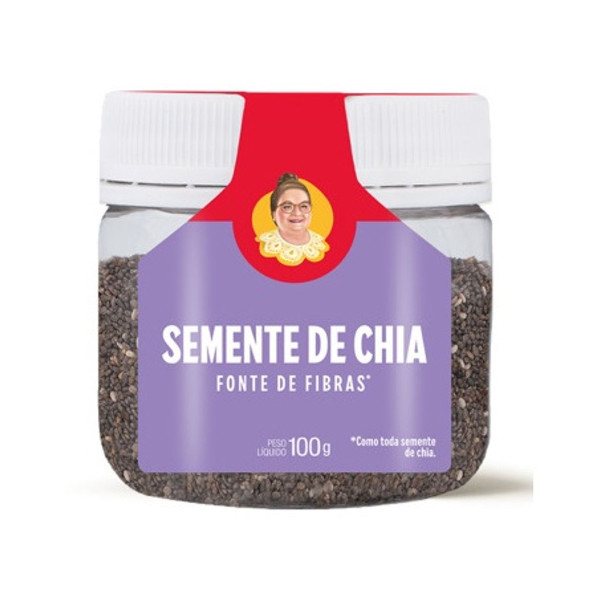 Semente de Chia Minha Tia Pote 100g