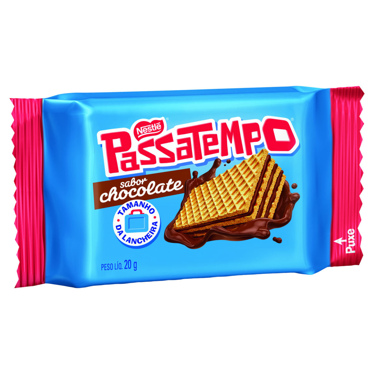 Biscoito Passatempo Mini Wafer Chocolate 20g