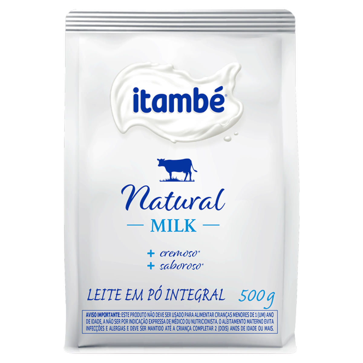 Leite em Pó Integral Itambé Natural Milk Pacote 500g