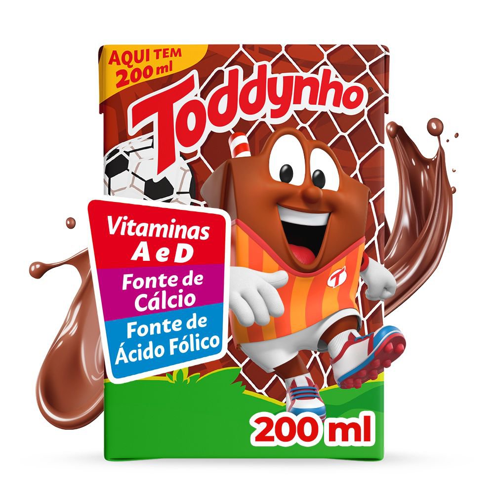 Bebida Láctea Uht Chocolate Toddynho Caixa 200ml