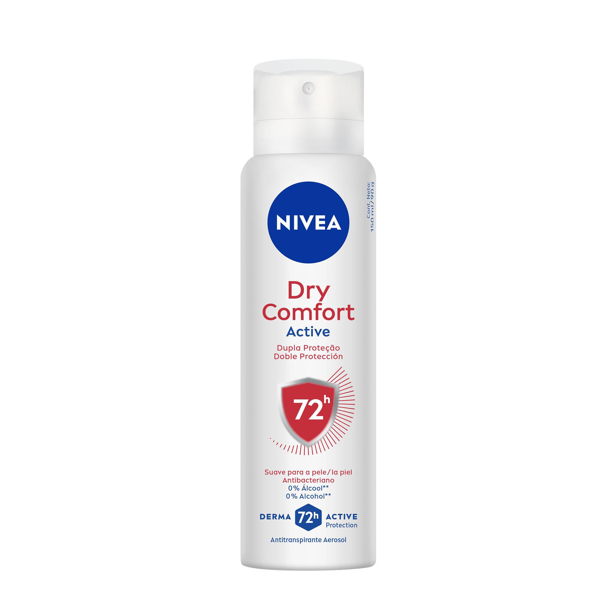 Desodorante Nivea Aerossol 48h Dry Comfort Plus 150ml