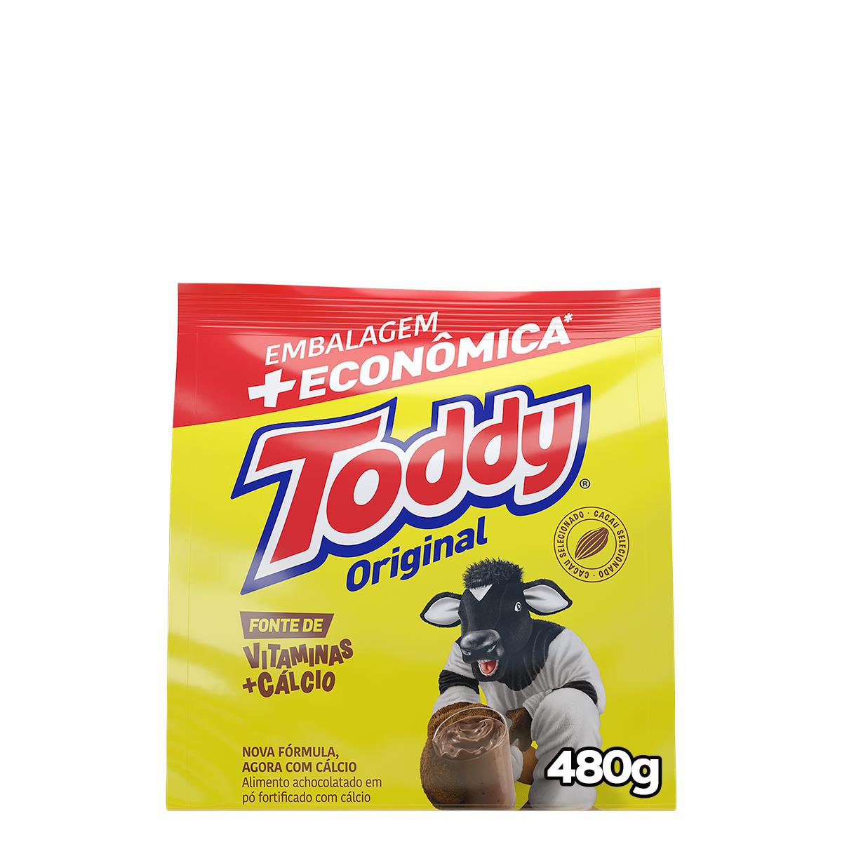 Achocolatado em Pó Original Toddy 480g + Econômica