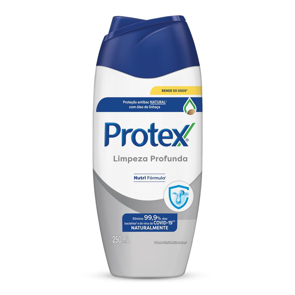 Sabonete Líquido Protex Antibacteriano Limpeza Profunda 250ml