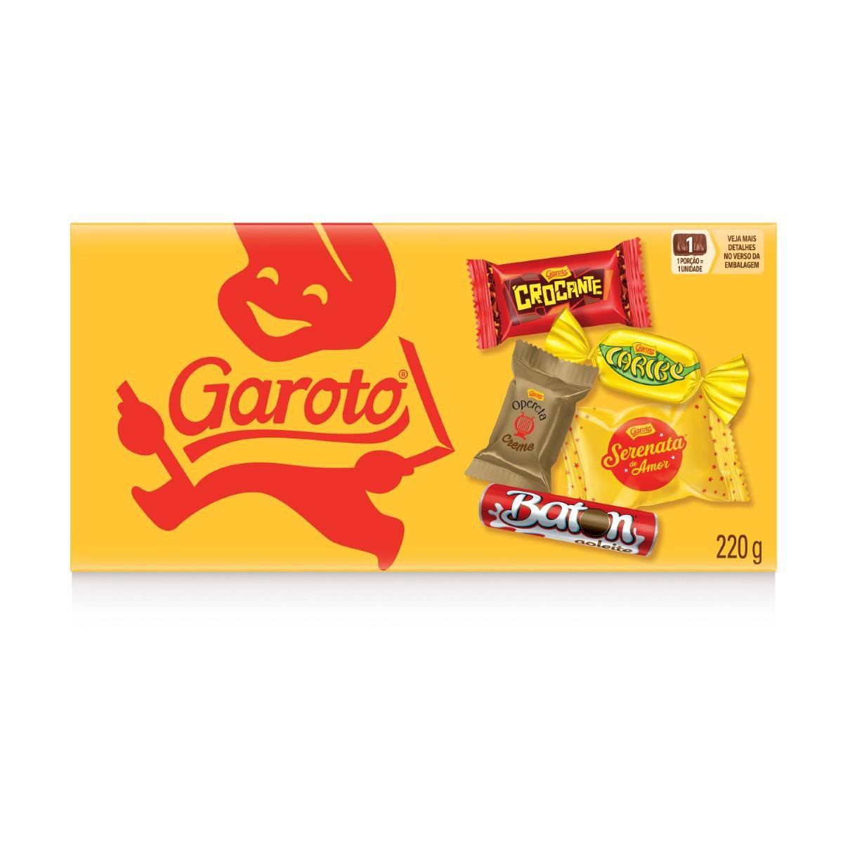 Bombom Garoto Sortido Caixa 220g