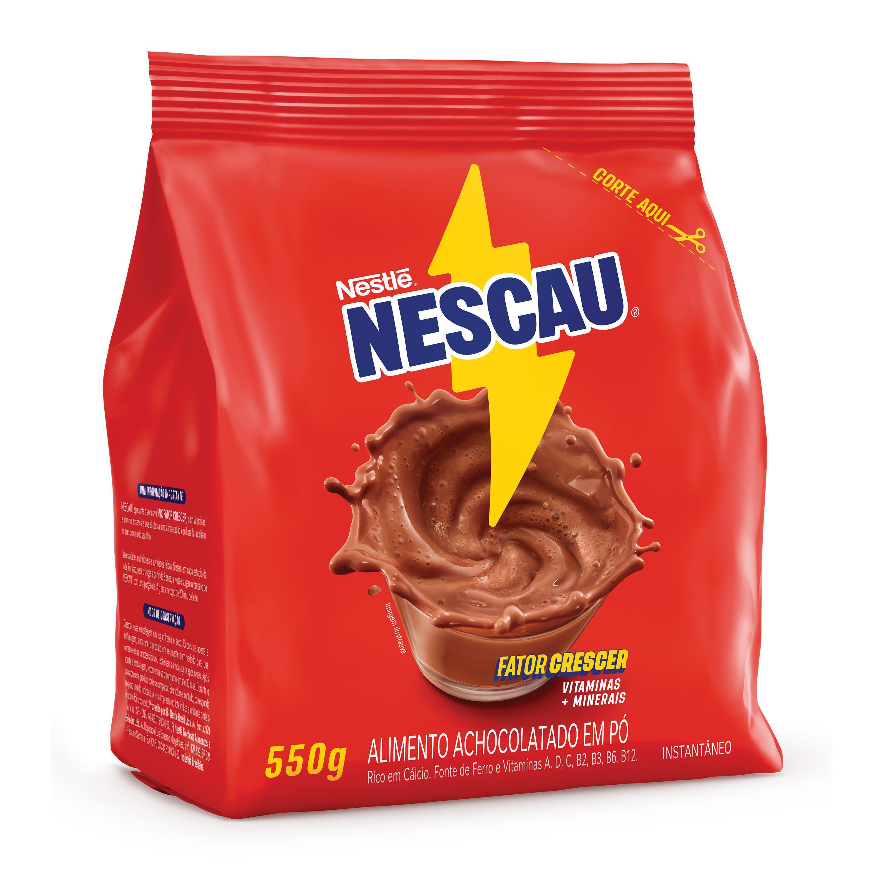 Achocolatado em Pó Nescau Pacote 550g