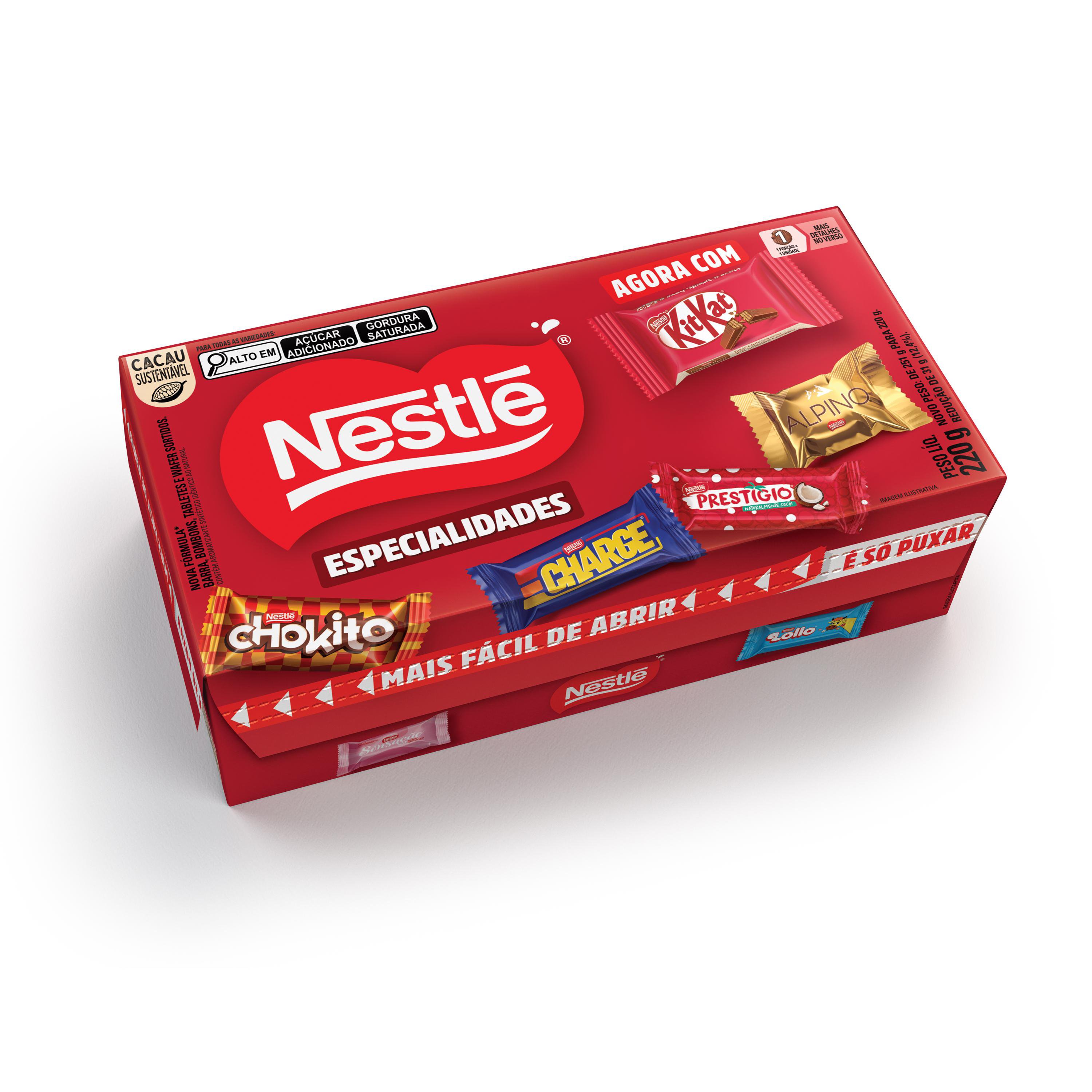 Bombom Nestlé Especialidades Sortido Caixa 220g