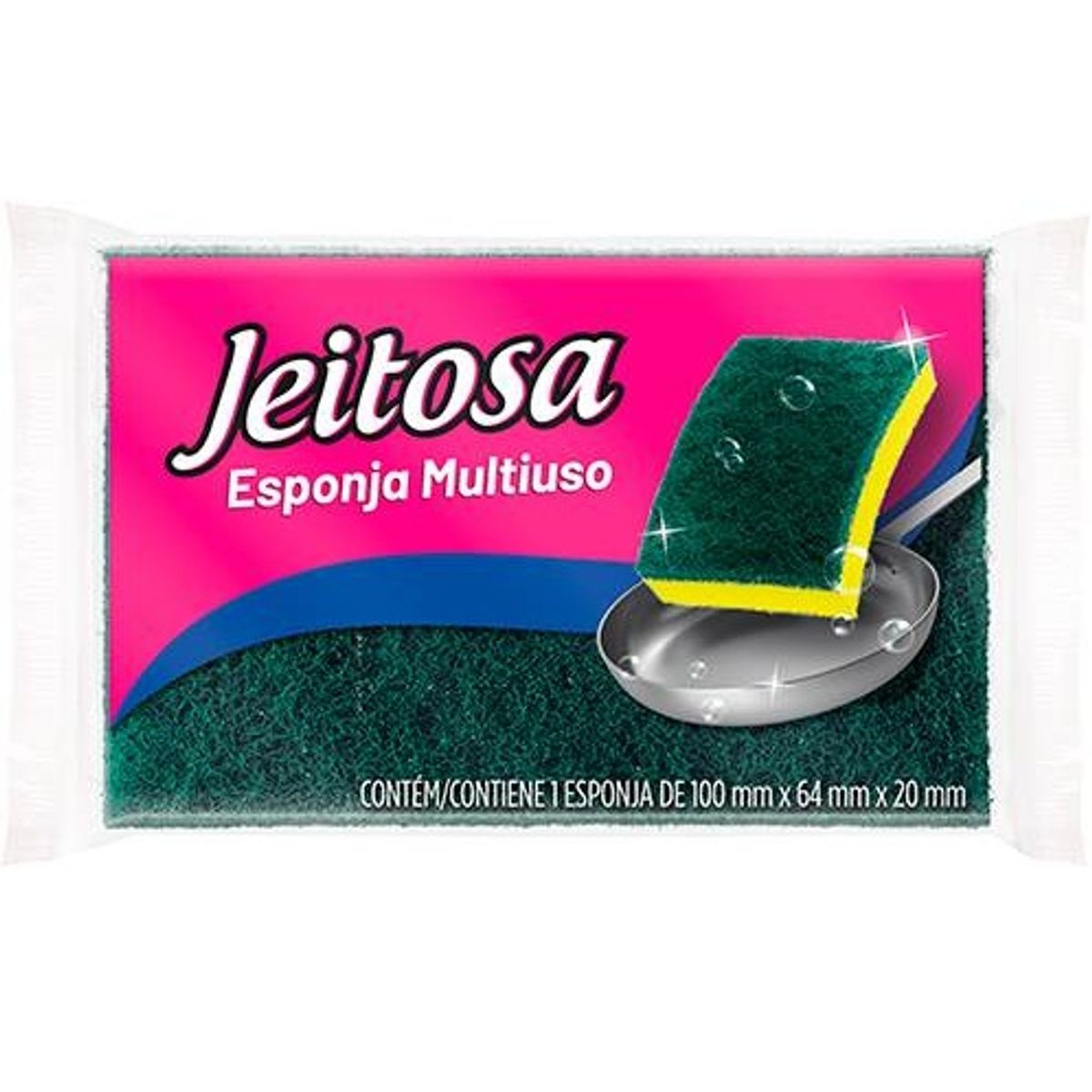 Esponja Multiuso Jeitosa com 10 Unid