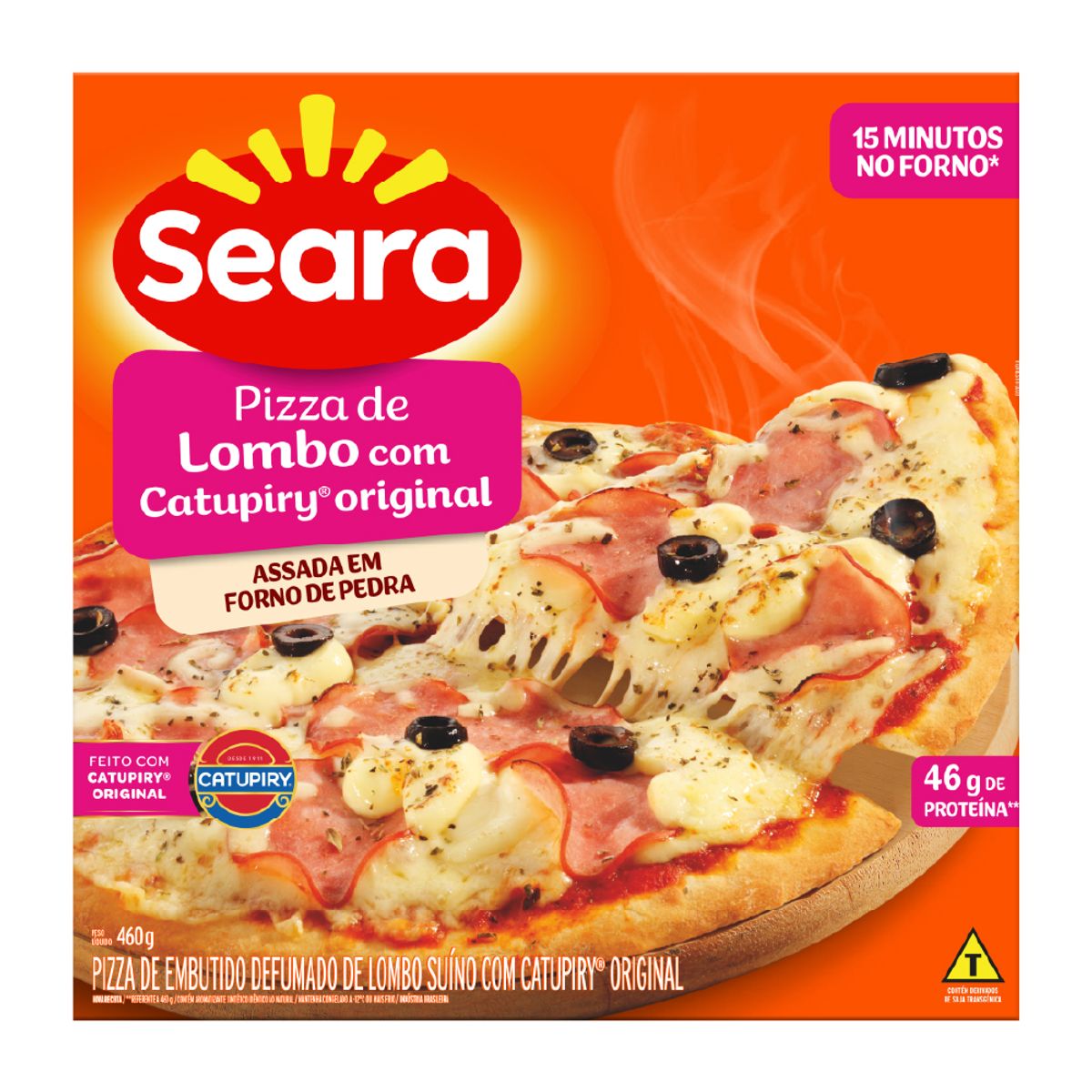 Pizza Seara Lombo com Catupiry 460g