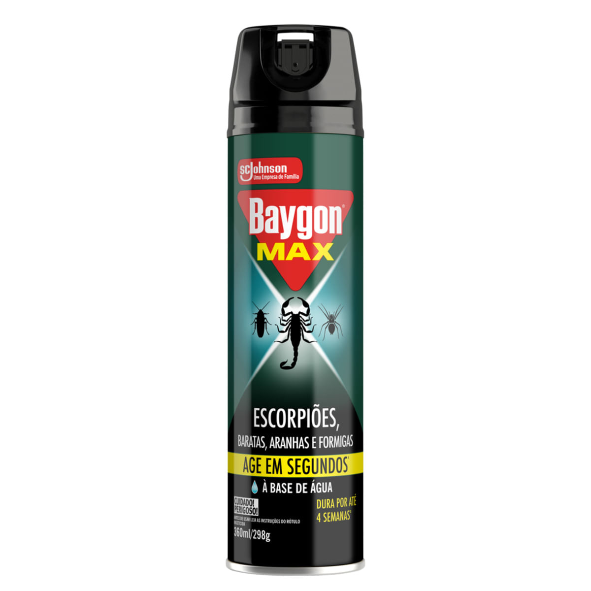 Inseticida Aerossol Baygon Mata Baratas e Formigas 360ml