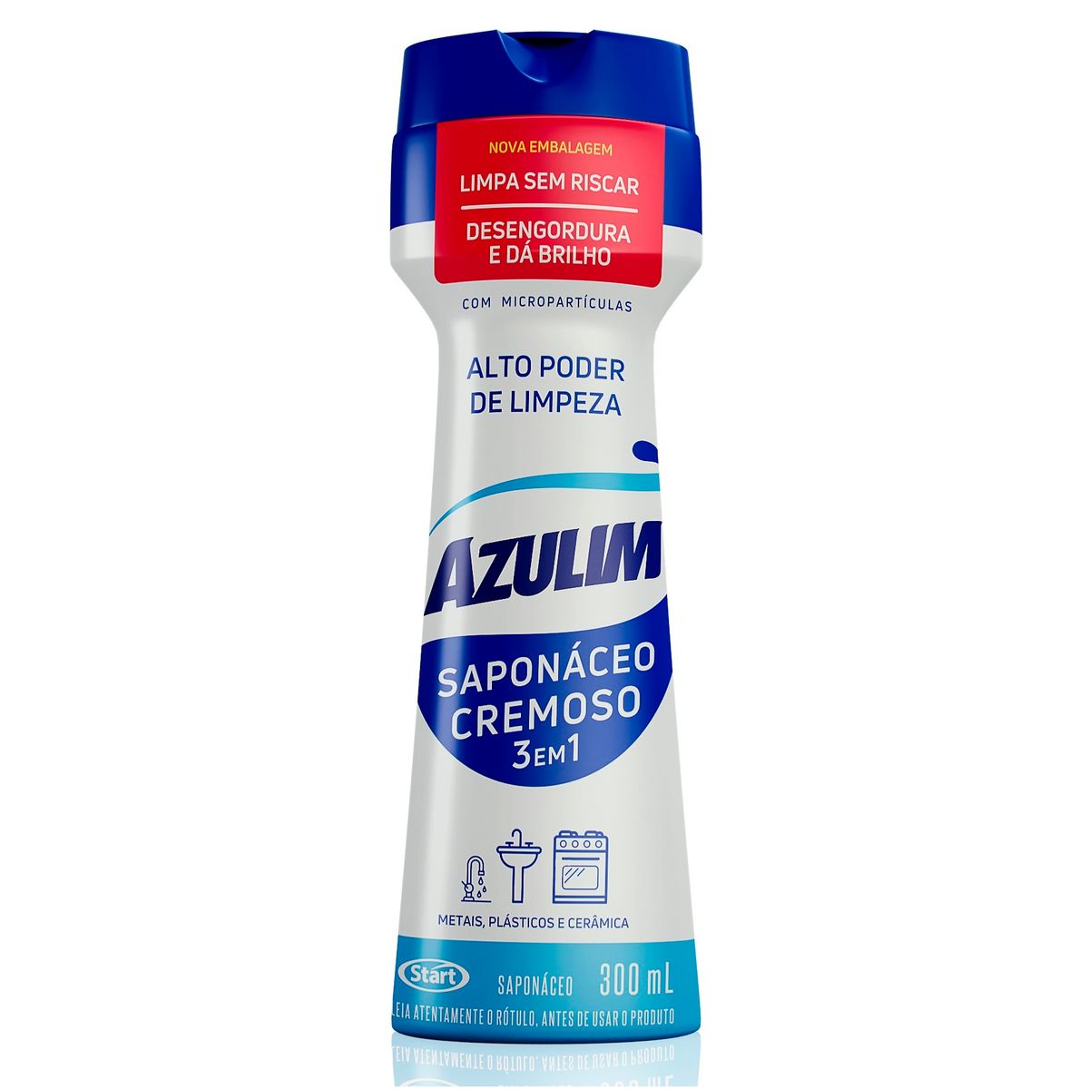 Saponáceo Cremoso Azulim 300ml